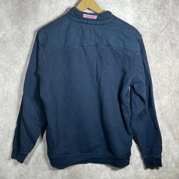 Vineyard‎ Vines Classic Shep Shirt Pullover Mens Small Blue Quarter Zip Preppy - Picture 7 of 12